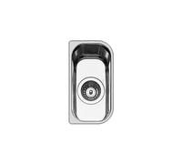 Foster Lavello una vasca 1300 068 finitura acciaio inox da 17x32 cm