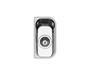 Foster Lavello una vasca 1300 068 finitura acciaio inox da 17x32 cm