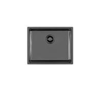 Foster Lavello una vasca 2155 856 finitura acciaio PVD gun metal da 54x44 cm