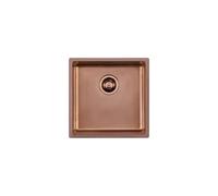 Foster Lavello una vasca 2156 888 finitura acciaio PVD copper da 44x44 cm