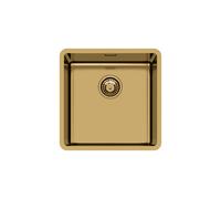 Foster Lavello una vasca 2156 889 finitura acciaio PVD gold da 44x44 cm