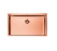 Foster Lavello una vasca 2157 058 finitura acciaio PVD copper da 75x44 cm