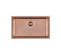 Foster Lavello una vasca 2157 858 finitura acciaio PVD copper da 75x44 cm