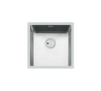 FOSTER Vasca sottotop R12 400x400 cm, serie S4001, Base 45 cm, Acciaio inox satinato - 3356 850
