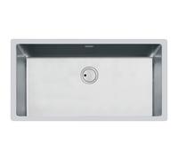 Foster Lavello S4001 1 vasca Acciaio satinato Filotop 84x44 cm Base 90 cm