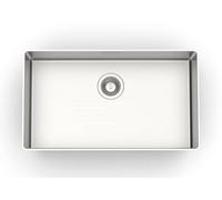 Foster Lavello una vasca 4371 001 finitura acciaio inox da 72.6x41.6 cm