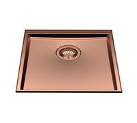 Foster Lavello una vasca 5554 348 finitura acciaio PVD copper da 43x43 cm