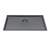 Foster Lavello una vasca 5557 346 finitura acciaio PVD gun metal da 74x43 cm