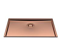 Foster Lavello una vasca 5557 348 finitura acciaio PVD copper da 74x43 cm