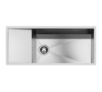 Foster Lavello una vasca con gocciolatoio 1220 050 finitura acciaio inox da 100x44 cm