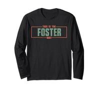FOSTER Maglietta personalizzata con nome This Is The FOSTER Way Maglia a Manica