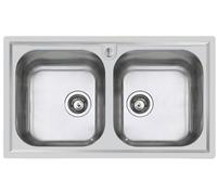 Foster Marine Lavello, Metallo, Spazzolato, 87,3x51,3x18 cm