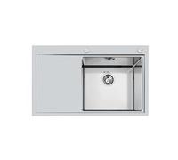 Foster 1250 051 1250051 Lavello incasso filotop cm. 86 - acciaio spazzolato 1 vasca a destra