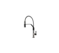 Foster Milanello Inox Satinato - 8425100 Miscelatore Lavello | monocomando, Canna girevole e doccia snodabile, Canna girevole, Base d'appoggio 50 mm