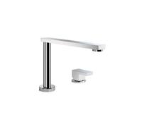 Foster Miscelatore Flat C/Telesc.Cr.New - 8478001 Miscelatore Lavello | monocomando, Canna girevole, Base d'appoggio 52 mm, Acciaio inox