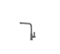 Foster Miscelatore monocomando con bocca estraibile, Omega Plus, Acciaio Gun Metal - 8498 856