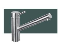 Foster Miscelatore monocomando con canna girevole e bocca estraibile 8550 000 finitura ottone satinato