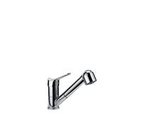 Foster Miscelatore monocomando con canna girevole ed estraibile 8449 500 finitura ottone cromato