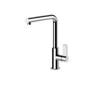 Foster Omega - 8497000 Miscelatore Lavello | Finitura acciaio, Beccuccio girevole, Cartuccia ceramica