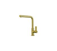 Foster Omega Gold - 8497700 Miscelatore Lavello | monocomando, Canna girevole e bocca estraibile, Canna girevole, Base d'appoggio 50 mm