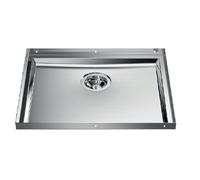 FOSTER Phantom Base, 54,6x44,6 cm,Sottotop,Acciaio Satinato- 5555240