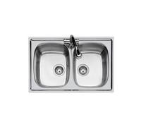 FOSTER PROMO CONTRACT S1000 1279560 LAVELLO 2 VASCHE 80X50CM IN ACCIAIO INOX