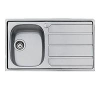 Foster S1000 1Vl Sx+Sc. F.3,5" - 1186162 Lavello Lavello | Acciaio inox, vasca sx, valvola 3,5"