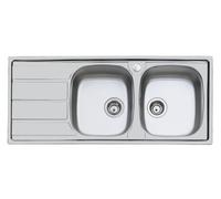 Foster S1000 Lavello, Metallo, Spazzolato, 116x50x17 cm