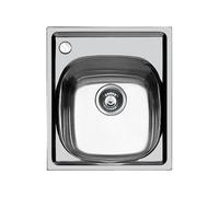Foster 1144 062 1144062 Lavello incasso cm 44 - acciaio spazzolato 1 vasca - foro miscelatore sx