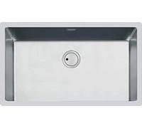 Foster Lavello a una vasca 3357 850 finitura acciaio inox da 75x44 cm