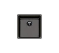 FOSTER Vasca filotop/sopratop 440x440 mm, KE R15 Gun metal in versione vintage, Base 45 cm - 2156 086