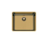 Foster Vasca Ke 50X40 S/Top Gold - 2155859 Lavello Sovrapposto | Acciaio inox AISI 304, Spigoli arrotondati, Top mount