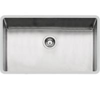 FOSTER Vasca KE R15 sopratop/filotop 750x440 mm, Acciaio inox satinato in versione vintage - 2157 080