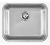 FOSTER Vasca KS|R60 Sottotop 48,8x43,8 cm , Acciaio Satinato - 1845 850