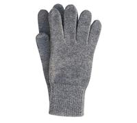 FosterNatur, Guanti in lana merino da uomo, 100% lana extrafine, grigio., 8,5