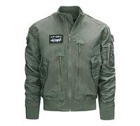 Fostex Garments Bomber leggero tattico F-35 militare (Verde, xx_l)