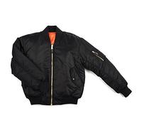 Fostex Garments, Bomber MA-1 Militare Originale USA (M, Nero)