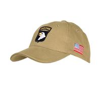 Fostex Garments Cappello da Baseball 101st Divisione Airborne Screaming Eagle Paracadutisti USA (Coyote Tan)