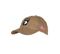 Fostex Garments Cappello da Baseball 101st Divisione Airborne Screaming Eagle Paracadutisti USA (Coyote Tan)