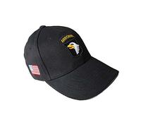 Fostex Garments Cappello da Baseball 101st Divisione Airborne Screaming Eagle Paracadutisti USA (Nero)
