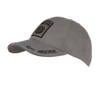 Fostex Garments Cappello da Baseball 82nd Divisione Airborne Paracadutisti USA Grigio