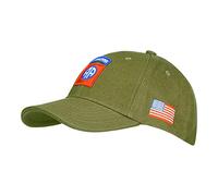 Fostex Garments Cappello da Baseball 82nd Divisione Airborne Paracadutisti USA (Verde)