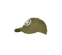 Fostex Garments Cappello da Baseball Ricamato 3D Forze Alleate Seconda Guerra Mondiale (Verde)