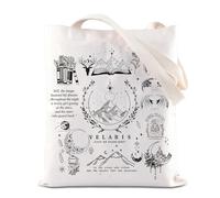 FOTAP ACOTAR Merch Velaris City of Starlight Merch The Night Court Inspire Handbag Acotar Velaris Tote Bag (Velaris UK)