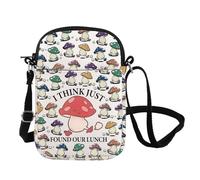 FOTAP Borsa a tracolla Senshi Anime Amante Fungo Running Mushroom Merch Borsa Messenger Bag, Il nostro pranzo Cb Uk, INCHES