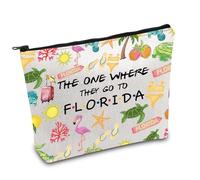 FOTAP Florida Trip Makeup Bag The Sunshine State Gift Beach Lover Gift Florida Souvenir Gift Florida Travel Bag Florida Housewarming Gift Vocation Gifts (Florida UK)