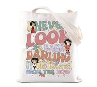 FOTAP Magic Kingdom Gift Edna Fans Gift I Never Look Back Darling It distracts From The Now Tote Bag Cartoon Movies Gift (Never Look UK2)