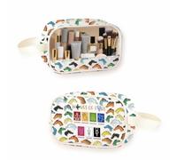 FOTAP WOF Inspire Gift - Trousse da viaggio trasparente con ali e drago tribù per amanti dei draghi Darkstalker, idea regalo, ali C-Trucco, Beauty case trasparente