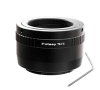 Fotasy Adattatore obiettivo a T a E, per montaggio T2 E, per telescopio, compatibile con Sony a7, a7R, a7s, II, III, IV, a9, a7c, Alpha 1 a6600, a6500, a6400, a6300, a6100, a6000, a5100, ZV-E1 0