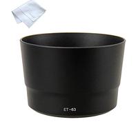 Fotasy HET63 paraluce e panno di pulizia per Canon EF-S 55 - 250 mm f/4 - 5.6 IS STM (nero)